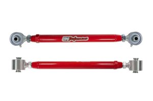 Chevrolet Camaro Alignment Toe Arms - Rear - UMI Performance - Adjustable, Roto-Joint - Red - `16-`24